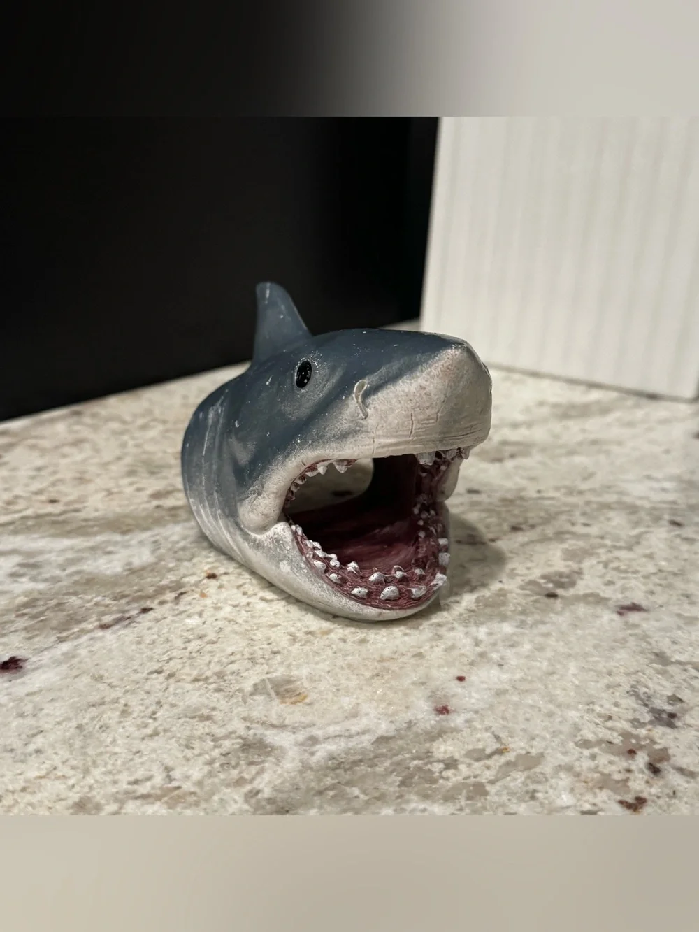 Gray Shark Aquarium Ornament Decorative Figurine